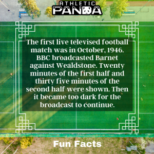 Fun Facts first televised football match